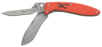 KNIFE PRIMAL SCALPEL 2 BLDPrimal Scalpel 2 Blade Blaze Orange - 2 3/4 Inch Blade - Two blades thin. The PrimalScalpel 2-Blade is a do-it-all hunting knife with a slim design. Highly versatile, this Browning knife is compact and fits into your hunting pants pocket comfole, this Browning knife is compact and fits into your hunting pants pocket comfortablyrtably | 023614985419
