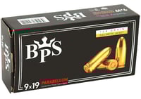 Hyperion Munitions PARABEELUM BPS  9mm 124 gr Full Metal Jacket FMJ 50 Per Box/20 Cs | 9x19mm NATO | 8683052344012