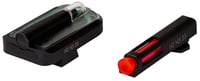 HIVIZ FASDOT H3 RED FRONT/GRN REAR FOR GLOCK 9MM/40/.357 SET | 613485590357