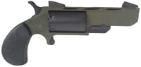 North American Arms NAATGHCB Green Huntsman Conversion 22 LR/22 Mag 5rd 2 Inch Heavy Vent Rib Barrel, OD Green Cerakote Steel Frame, Matte Black Cylinder, Black Cobblestone Rubber Grip | .22 LR | 744253003660