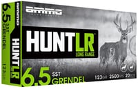 Ammo Inc 65GR123SSTA20 Hunt Long Range 6.5Grendel 123gr Super Shock Tip 20 Per Box/10 Case | 818778024377