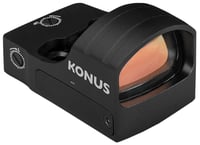 Konus 7205 Fission 3.0  Matte Black 1 x 0.98 Inch x 0.70 Inch 4 MOA Red Dot | 698156072059