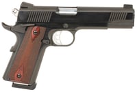 Tyler Gun Works TGWGVBL45 Custom 1911 Government Full Size Frame 45 ACP 71 5 Inch Stainless Match Grade Barrel, Blued Serrated Steel Slide  Steel Frame w/Beavertail, Walnut Grip  | .45 ACP | 850023353238