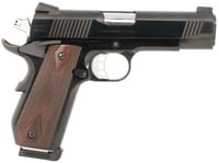 Tyler Gun Works TGWCMBL45 Custom 1911 Commander 45 ACP 71 4.25 Inch Stainless Match Grade Barrel, Blued Serrated Steel Slide, Blued Steel Frame w/Beavertail, Walnut Grip  | .45 ACP | 850023353245