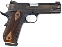 Tyler Gun Works TGWCMBL45M Custom 1911 Commander 45 ACP 71 4.25 Inch Stainless Match Grade Barrel, Blued Serrated Steel Slide Blued Steel Frame w/Beavertail, Mammoth Ivory Grip | .45 ACP | 850023353283