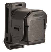 TASER X-26 INJ MLD CART HLDR BLKTaser X26 Cartridge Holder Black - Injection-molded carbon-fiber blend construction - Attaches easily to Taser X26 Duty Holster - Rapid reload capability - Mini-Mod-U-Lok belt loop with adjustable spacer, fits most duty belts - Ambidextrous-Mod-U-Lok belt loop with adjustable spacer, fits most duty belts - Ambidextrous designdesign | 648018154560