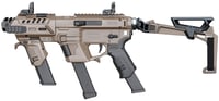 Recover Tactical PIXPMGFBR02 P-IXMG  PG9 SR20 Metal Front Guard Folding Brace Tan | 7290117421642 | Recover | Gun Parts | Conversion Kits 