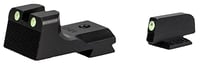 Kimber Mfg.,inc ML11230 1911 Ledged Night Sight Set  Green/Tritium Black Outline Front SightGreen/Tritium Black Outline Rear Sight | 669278112305