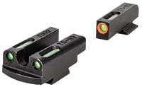 Kimber Mfg.,inc 4000154 Micro 9 Trulgo TFX Pro Sight Set  Green/Fiber Optic Orange Outline Front SightGreen/Fiber Optic Black Outline Rear Sight | 669278401546