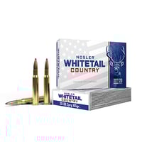 Nosler 40125 Whitetail Country  3006Springfield 165gr Spitzer Boat Tail 20 Per Box/10 Case | .3006 SPRG | 054041401258
