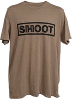 Hornady 99606XXL Shoot  Brown Tri-Blend Short Sleeve 2XL | 090255726862