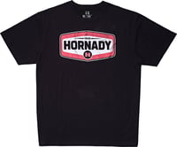 Hornady 99607M Hornady  Black Cotton Short Sleeve Medium | 090255726886