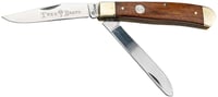 Boker 110832 Trapper 2.0 Clip Point/Spey Plain D2 Steel Blade Rosewood Tulip Wood Handle | 788857768969