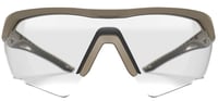 Glock AS41037 Crossover Tactical Glasses Clear Lens Desert Tan Frame | 764503055973