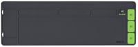 Breakthrough Clean BTSGMR  Shield Mat Gray and Green PVC 35.88 Inchx11.88 Inch | 026509082217