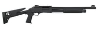 Dickinson LLC TAC4ST Tac4 ST 12 Gauge Pump 3 Inch 51 Black Steel Barrel, Matte Black Picatinny Rail Receiver, Adj Comb Synthetic Stock, Black Polymer Grip | 12GA | 687748696223