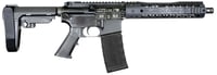 Black Rain Ordnance  Spec15  5.56 NATO 301 10.50 Inch Black Nitride Steel Barrel, 10 Inch MLOK Handguard, Black Anodized Aluminum Picatinny Rail Receiver, Tactical SBA3 Brace, Black G.I. Grip | 680490946622