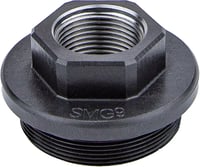 Kgm Suppressors A-SMG9-DTA-S-2 SMG9 Direct Thread Adapter Black Nitride Steel 1/2 Inchx36 Threads | 810042342439 | KGM SUPPRESSORS | Firearm Accessories  |  |