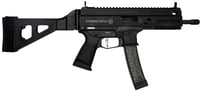 Grand Power 850003223056 SP9A1 Stribog 9mm Luger 301 8 Inch Black Threaded Barrel MLOK Handguard Black Aluminum Picatinny Rail Receiver SB Tactical Brace, Black Polymer Grip, Thread Protector | 850003223056