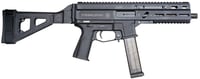 Grand Power 197892004848 SP10A3 Stribog 10mm Auto 201 8 Inch Black Threaded Barrel, Black Aluminum Picatinny Rail Receiver, Black Polymer SB Tactical Brace, Black Polymer Grip, Thread Protector | 10mm | 197892004848