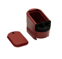 Shield Arms MPME5RED Magazine Extension  5rd Compatible w/ Shield Arms MP 2.0 Red Anodized Aluminum | 810159261289