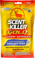 Wildlife Research 1285 Scent Killer Gold Laundry Detergent Strips Odor Eliminator Odorless Scent 60 Pack | 024641012857