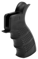 Leapers RBUPG01B  Pistol Grip Black Polymer Fits AR-15 | 4717385552791