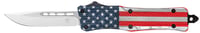 COBRATEC MEDIUM CTK1 OTF AMERICAN FLAG 3 Inch DROP POINT | 099654024470