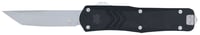 CobraTec Knives MBLKFSXGEN3TNS FS-X Gen III Medium 3 Inch OTF Tanto Plain Stonewashed D2 Steel Blade, 4.68 Inch Aluminum Handle | 075338927169