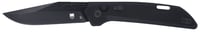 CobraTec Knives CTNAJBLK Naja  3.50 Inch Folding Plain Black Powder Coated D2 Steel Blade, 4.75 Inch Black G10 Scales Handle | 075338927220