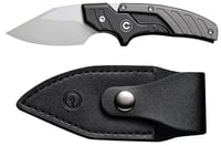 Civivi Knives C210363 Typhoeus  2.27 Inch Adjustable Fixed Stonewashed Plain 14C28N Steel Blade, 3.98 Inch Black/Gray Textured Aluminum Handle | 689826332122