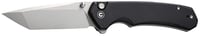 CIVIVI KNIFE BRAZEN 3.46 Inch BLACK G10/STONEWASH BUTTON LK | 689826329436