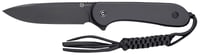 CIVIVI KNIFE ELEMENTUM 3.98 Inch FIXED BLACK G10/BLACK D2 | 672975137434