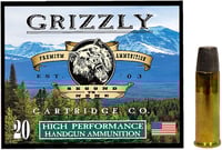 Grizzly Ammo GC41M5   41Mag 265gr Wide Flat Nose Gas Check 20 Per Box/10 Case | 815152010049