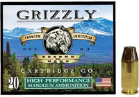 Grizzly Ammo GC45AP8   45ACPP 230gr Jacketed Hollow Point 20 Per Box/10 Case | 815152011213