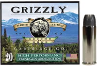 Grizzly Ammo GC45CP14   45ColtP 335gr Wide Long Nose Gas Check 20 Per Box/10 Case | 815152010209