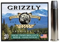 Grizzly Ammo GC45/70P4   4570GovP 405gr Bonded Flat Point 20 Per Box/10 Case | 815152010704