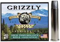 Grizzly Ammo GC45/70P8   4570GovP 460gr Wide Long Nose Gas Check 20 Per Box/10 Case | 815152010735