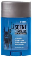 Code Blue OA1317 Scent Elimination Antiperspirant Unscented 2.25 oz Stick | 707114013178
