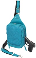 GTM  GTM-110/TBLUE    MINI SLING COWHIDE      TURQ | 035452177314