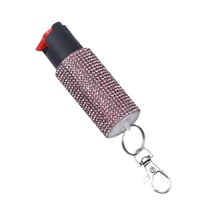 PSP EC14STUDPKC Studded Pepper Spray Pink Canister Includes Keychain | 797053300101