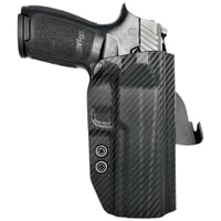 Rounded Gear SSRP320FSCFRHOWBPDL  Paddle Holster OWB Black Carbon Fiber Kydex Fits Sig Sauer P320 Right Hand | 840111301562