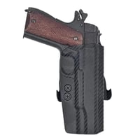 Rounded Gear CEX19115NRCFRHOWBPDL  Paddle Holster OWB Black Carbon Fiber Kydex Fits 1911 5 Inch Right Hand | 812603034876