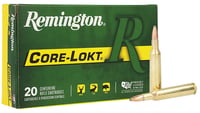 Remington Ammunition 29051 CoreLokt  6mm 100gr Pointed Soft Point Core Lokt 20 Per Box/10 Case  | 6mm REM | 047700051604