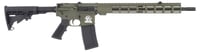 Great Lakes Firearms GL15223ODG AR15  223 Wylde 301 16 Inch Black Nitride Threaded Barrel, OD Green Cerakote Aluminum Receiver w/Picatinny Rail, MLOK Handguard, Black Polymer Stock, MilSpec Grip | 638457691023