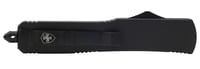 TEMPLAR KNIFE SLIM OTF BLACK RUBBER 3.1 Inch BLACK TANTO | 093674805361