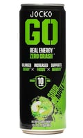 Jocko Fuel 29003 Sour Apple Energy Drinks 12oz 12Pack | 810076290031