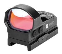 Hawke Sport Optics 12145 Reflex Sight  Black 1x34mm Illuminated Circle w/Red Dot Reticle Weaver Rail Mount | 5054492121458