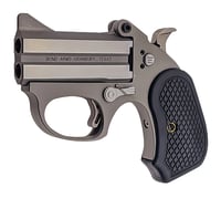 Bond Arms BAHB Honey B  22 Mag 2 3 Inch Rough Matte Stainless Steel Barrel  Frame, Black Extended B6 Resin Grip  | .22 WMR | 855959003363