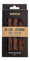 Woox SH.MLK005.S3 MLOK Rail Covers  Micarta Green American Walnut 3Pack | 810069397290
